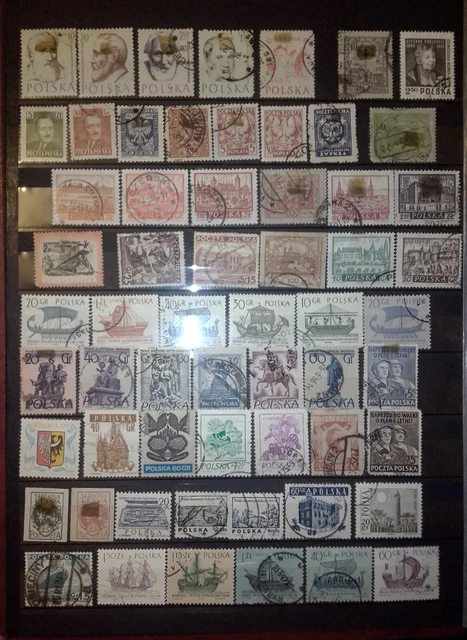 Lot De 60 Timbres Polonais - Pologne - Poland - obl - TTB - 1880/1920/50/60