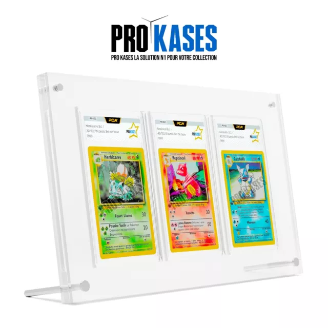 Protection, présentoir acrylique LED lumineuse pour display Pokémon Pr –  prokases