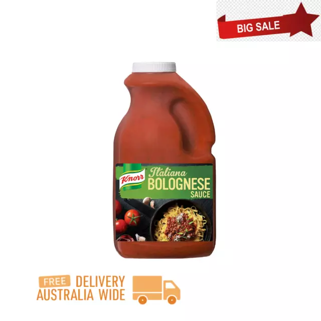 Knorr Italiana Bolognese Gluten Free Sauce Bulk Pack Pasta Stock Pile 1.95KG _AU