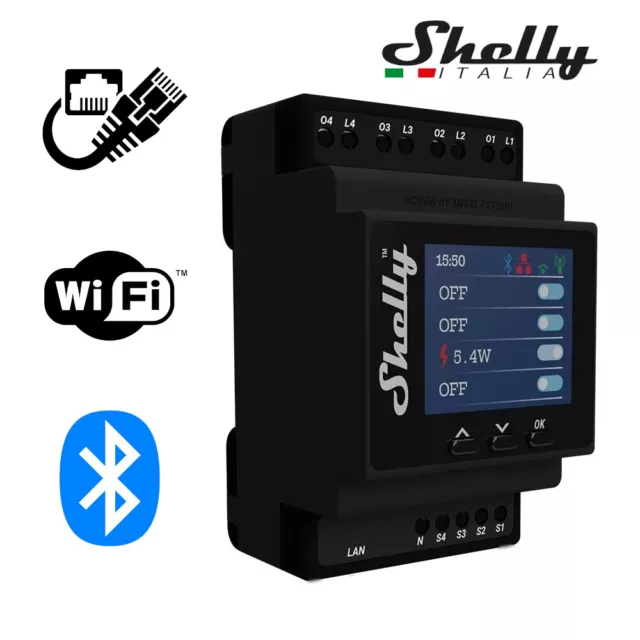 Shelly 2.5 X1 Double Relay Switch With Roller Shutter for sale online