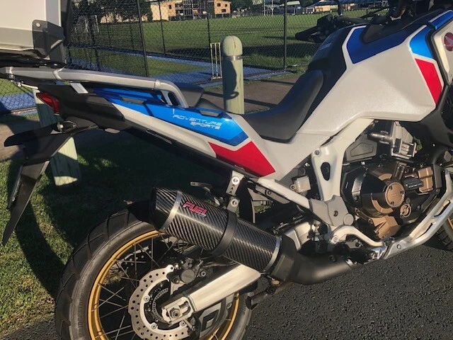 honda africa twin exhaust