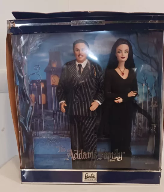 Addams Family Barbie and Ken set