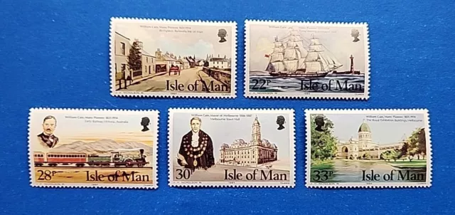 Isle Of Man Stamps, Scott 267-271 Complete Set MNH