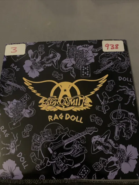 Aerosmith - Rag Doll 7" Vinyl Single rock 80s NM / EX Condition