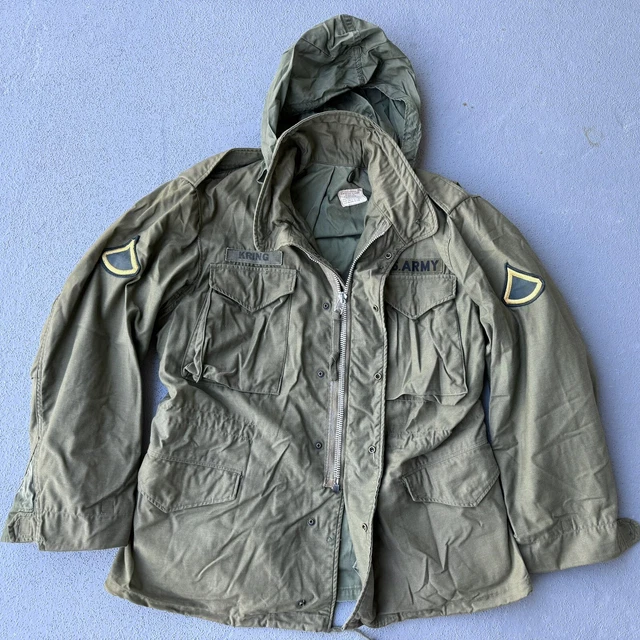 ORIGINAL VIETNAM WAR OG107 M65 Field Jacket 1969 M Medium Regular 1