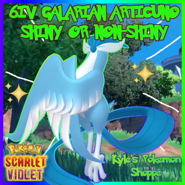 ✨ 6Iv Shiny Galarian Articuno ✨ Pokemon Scarlet & Violet Evd Or Nonshiny 🚀 Fast