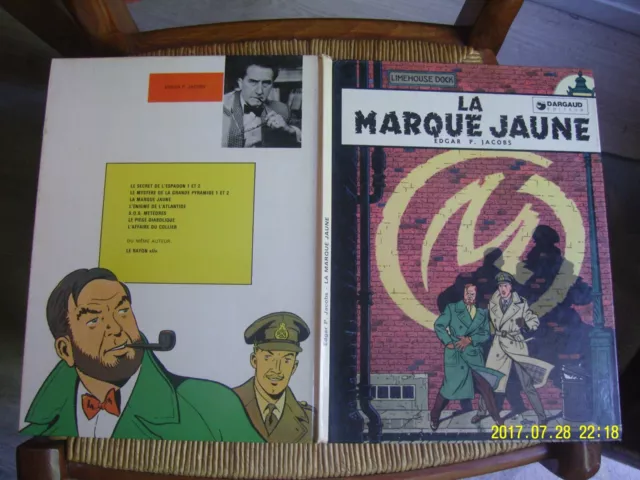 Blake et Mortimer la marque jaune 1970 5f