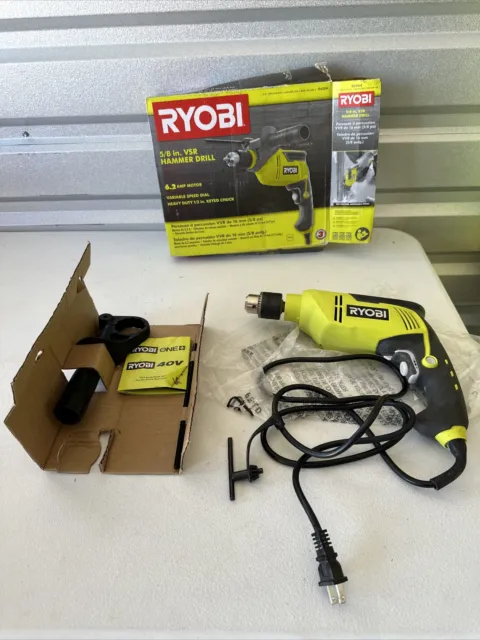 Ryobi 6.2 Amp 5/8 In Variable Speed Corded Hammer Drill D620H