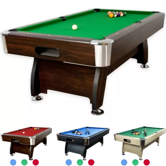 Pool Billardtisch Billiard Billard Billiardtisch 7ft Fuß  (Maße 214x122x82 cm)