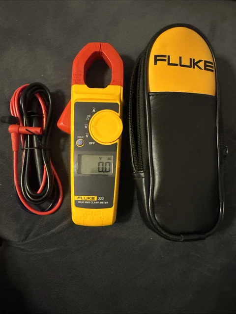 FLUKE 323 STROMZANGE, Hand-Multimeter digital CAT III 600 V, CAT IV 300 ...