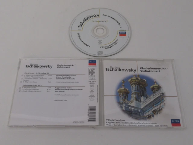 PYOTR TCHAIKOVSKY - Piano Concerto No.1 - Violin Concerto /Decca – 458 ...