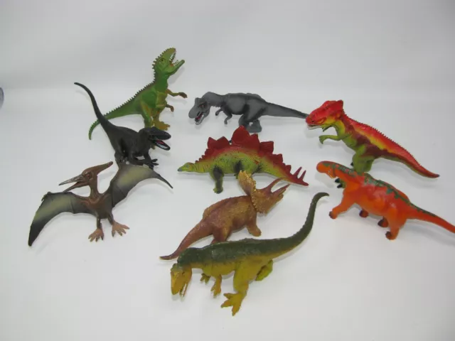 Wild Wild World Dinosaurs Stegosaurus T-rex Velociraptor Triceratops Jurassic