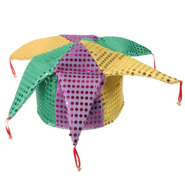 Cappello clown più corna divertente cappello Halloween cappello clown cappello Halloween bambino