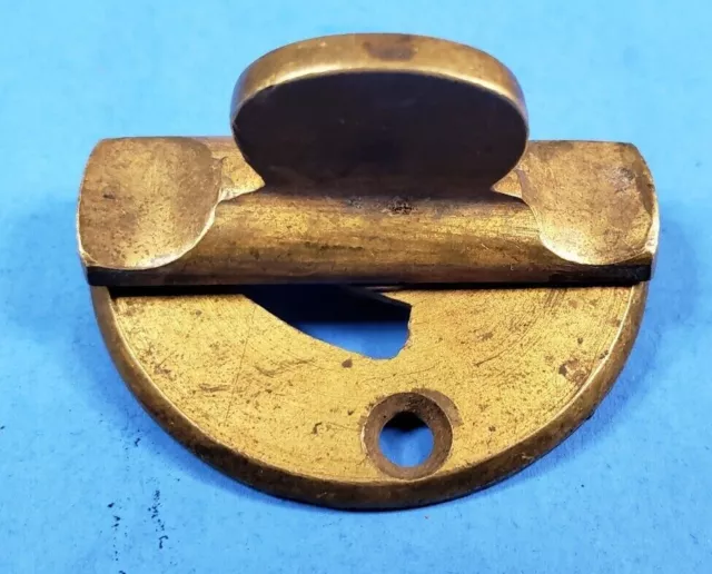 Thumb Turn Latch Lock Airplane Bowtie Window Cupboard Hardware Stop Slot Antique