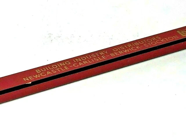 Vintage Cimberland Blackedge Joiners Pencil Advertising J.T Dove Newcastle