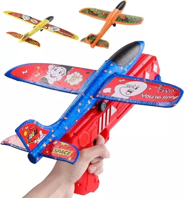 Propulseur d'avion en mousse, 3 pièces avion planneur, pour les enfants