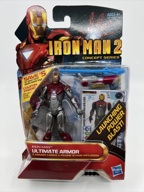 Marvel Iron Man 2 #18 Iron Man Ultimate Armor Action Figure, 3.75" B10