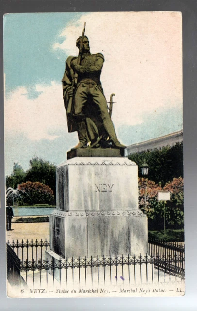 CPA 57 METZ statue du marechal ney