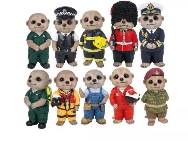 Vivid Arts Baby Meerkat Ornament - Home & Garden Decor Various Designs