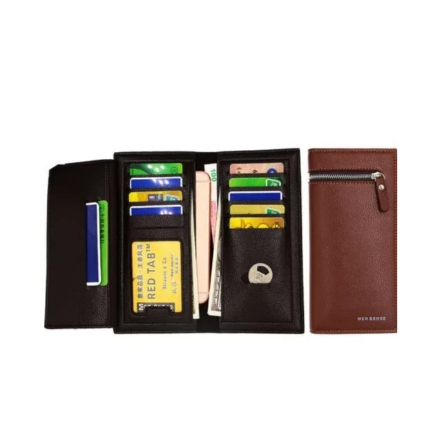 Mens RFID Blocking Leather Wallet Credit Card ID Holder Zipper Purse Waterproof 7