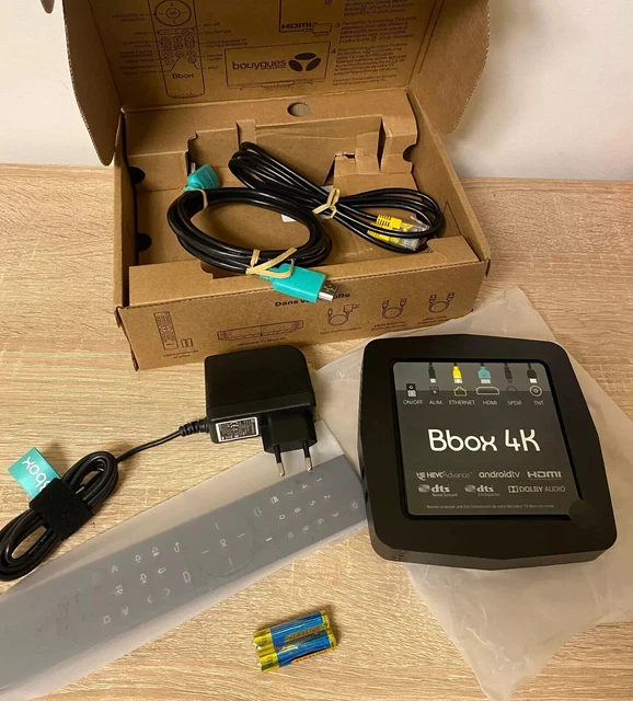 Decodeur tv bbox ultym 4k multi tv -en bon état,vendu seul en ance