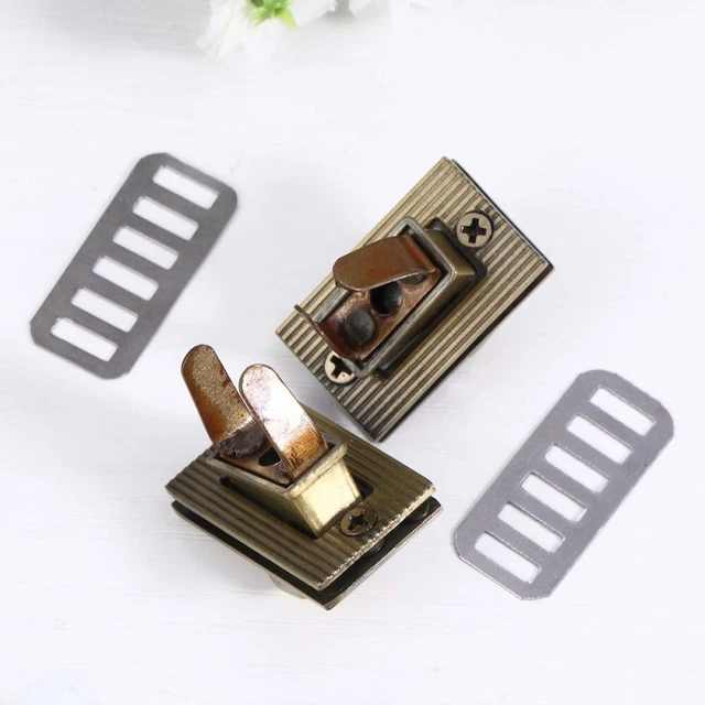 2 piezas bolsa accesorios de hardware carteras de metal bolso de mano embrague