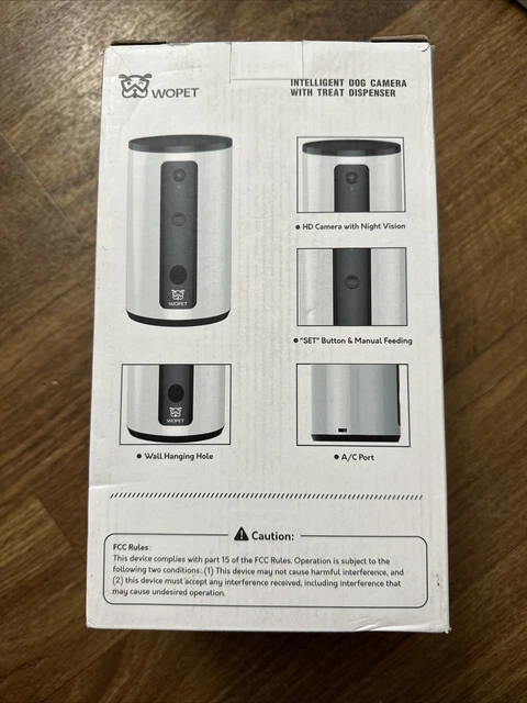 WOPET Smart And Intelligent Pet Camera Dog with Treat Dispenser HD Wifi Camera
