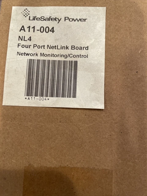 LifeSafety Power A11-004 NL4 Four Port NetLink Board