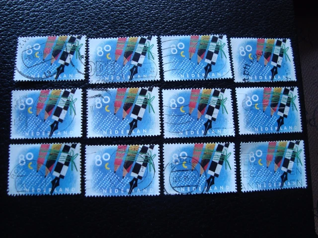 PAYS-BAS - timbre yvert et tellier n° 1452 x12 obl (A30) stamp netherlands