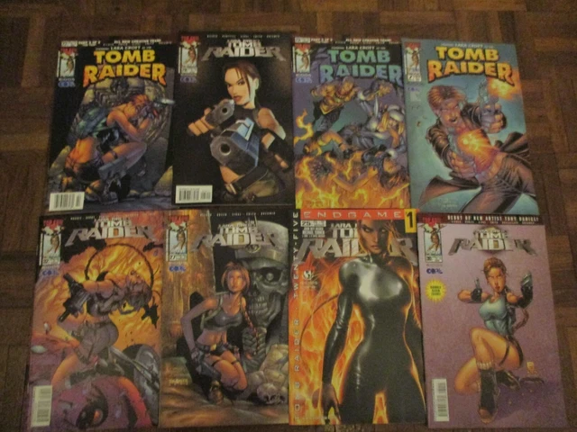 8 X Tomb Raider Comic Book Job Lot - Image/Top Cow. Lara Croft