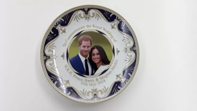 Porzellanteller aus London Prinz Harry und Meghan Markle Verlobung