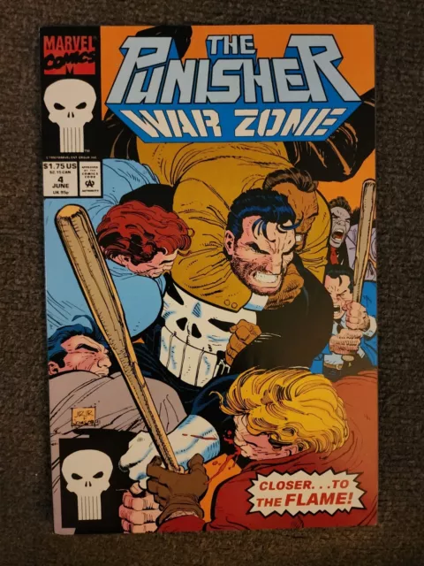 The Punisher War Zone #4 Marvel Comics VF/NM 1992 Romita Jr. Box J