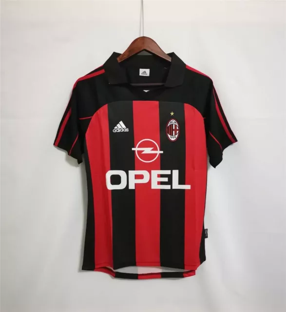 Maglia Jersey Maillot Camiceta Home Ac Milan 2002 Serie A Maldini 3 Shevchenko 7