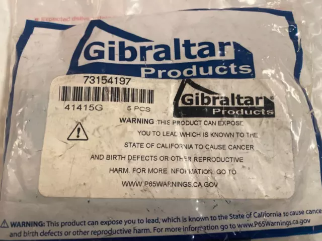 (5-Pk) Gibraltar 41415G T-Slot Nut, 5/8-11 Blind Tapped T Slot, Free Shipping