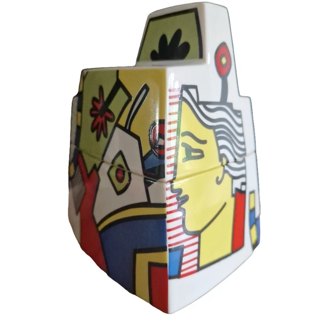 Coupe Milano Bowl Heide Warlamis - Centrotavola Or - Porcelaine Vienna Collection - Neuf