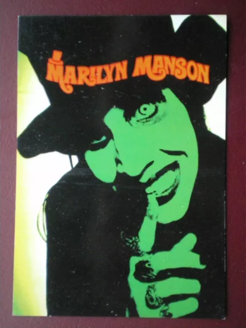 Postcard B16 Musicians Marilyn Manson