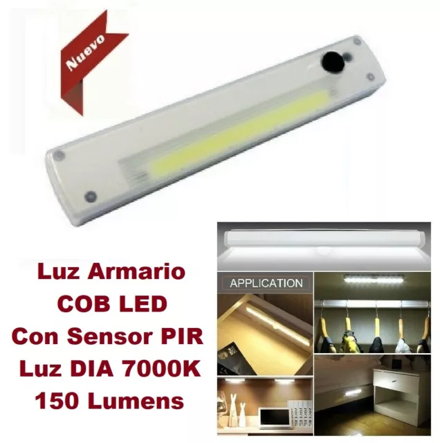 Luz Armario / Aparador / Cajon - LED Con Sensor De Movimiento - Alta Luminosidad