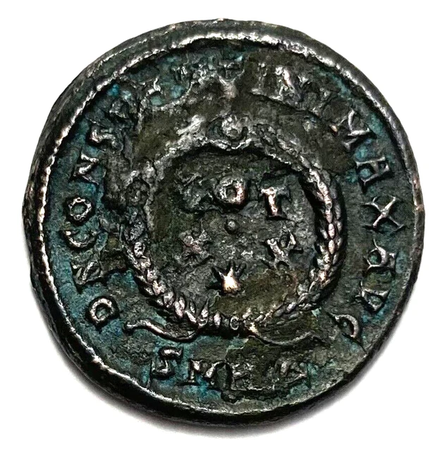 Moneta Rara RARA MONETA ROMANA Antica, Costantino Il Grande, Vot Xx* 307-337Ce ...