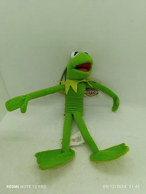 Peluche vintage Kermit la grenouille – Muppets Inc. Play By Play – 60 cm – Jim Henson - France
