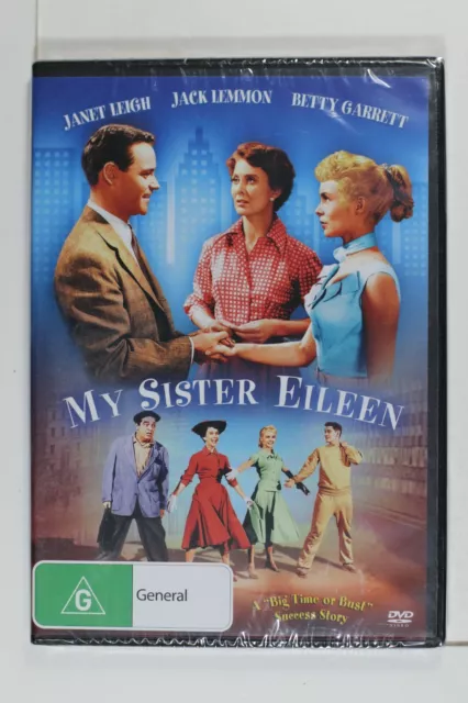 My Sister Eileen - Janet Leigh Jack Lemmon : Region 4 DVD New Sealed