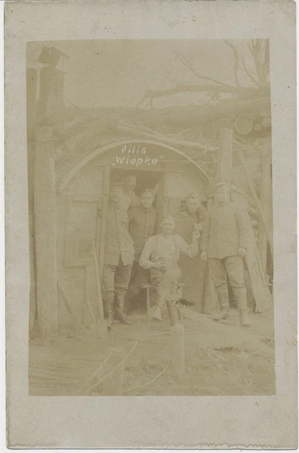 AK /Foto Argonnen -Soldaten-Schild 1.WK  (B749)