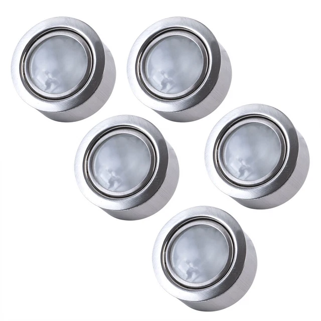 Spot Encastré Métallique G4 12V - Cache Verre Mat - Pour Meuble Ou Plafond - Design Minimaliste