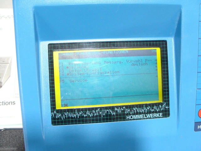 HOMMELWERKE HOMMEL TESTER T4000 Surface Profilometer Profile Roughness ...