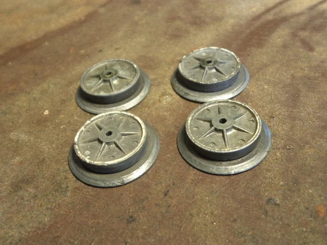 4 Fiches Originales Meccano Pour Service Réparation - Vintage France - Bon état