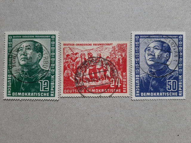 DDR Briefmarken 1951, Mi.-Nr.: 286-288, Deutsch-Chines. Freundschaft, gestempelt