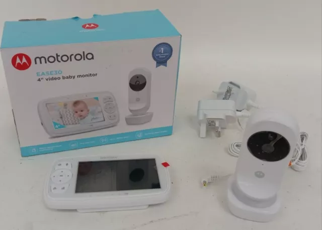 Motorola Ease30 Baby Monitor 4" Video Screen With Original Box 2.4GHz