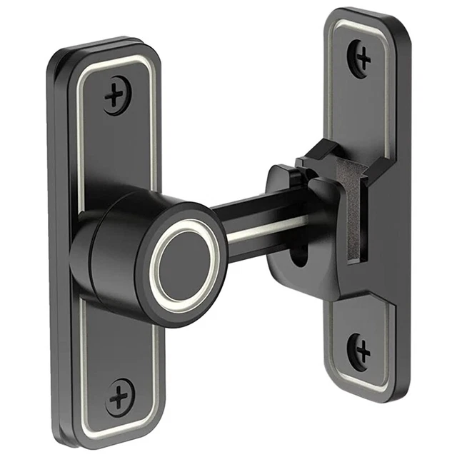 Heavy Duty Gate Latches 90 Degree Right Angle Barn Door Lock AntiTheft8776