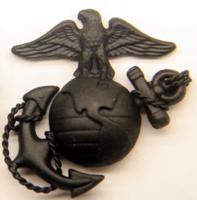 Officer's Service Collar Eagle Globe Anchor Lapel Pin Ega Made In Us Marines L