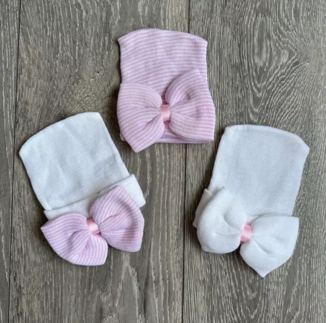 Baby Girl Newborn Hospital Hats