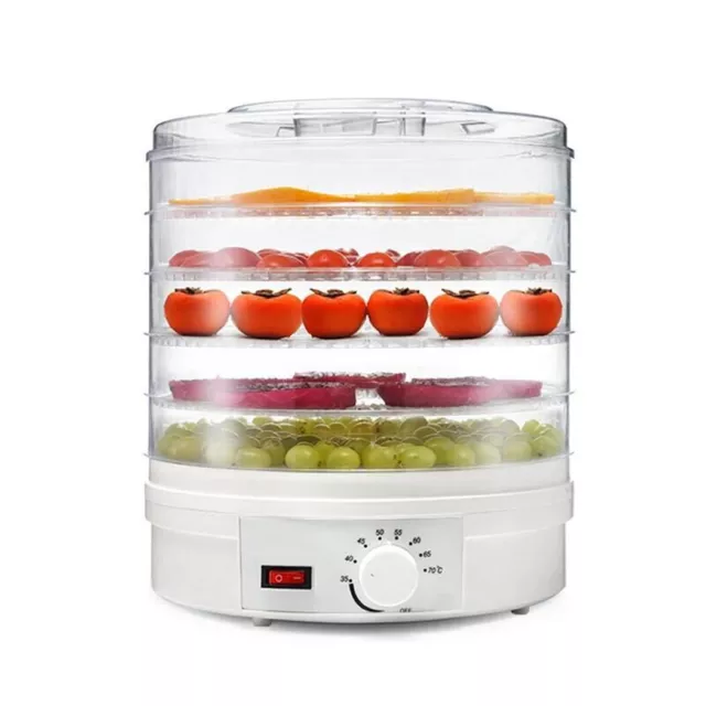 Commercial Food Dehydrator 5 Trays Dryer Maker Fruit Jerky Meat Dehydrator